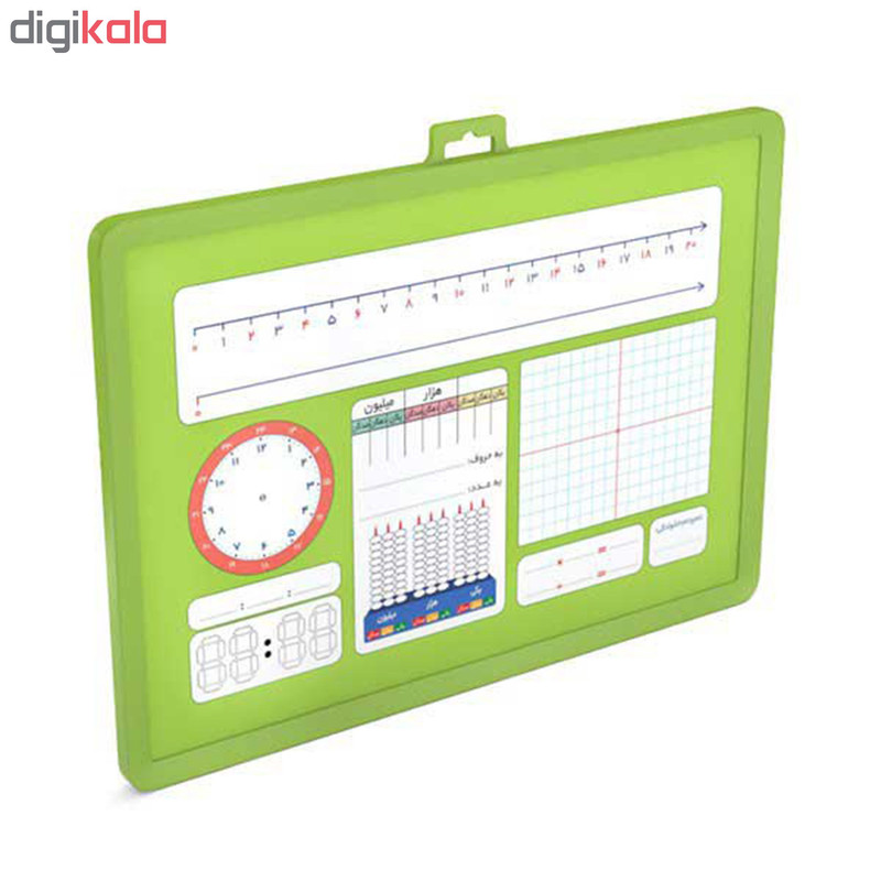 تخته وایت برد ریاضی یار کد 3 سایز 25*35 سانتی متر