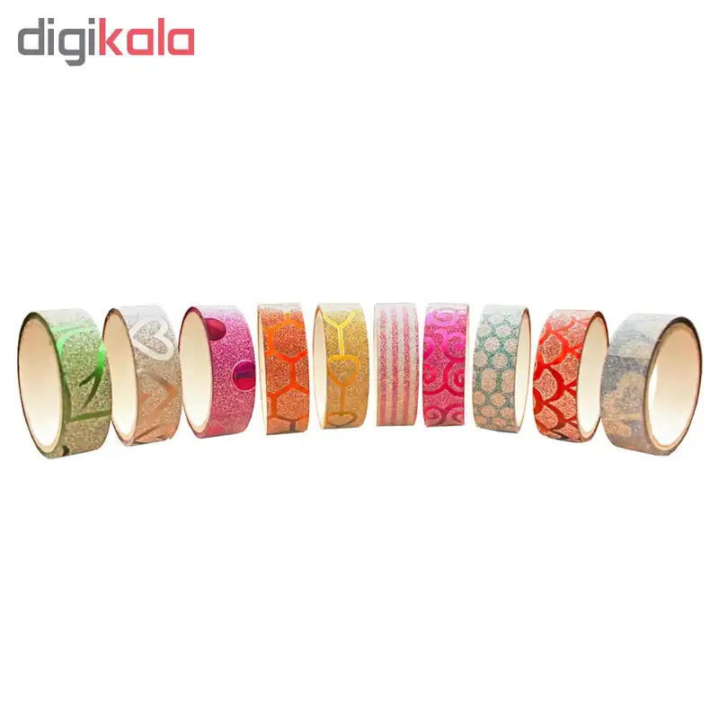 چسب نواری کد R2 عرض 1.4 سانتی متر بسته 10 عددی
