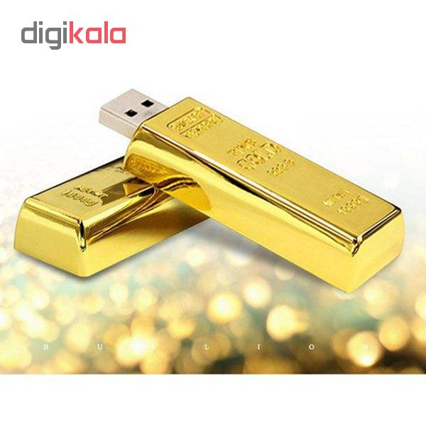 فلش مموری مدل Ul-Bn طرح شمش طلا ظرفیت 64گیگابایت