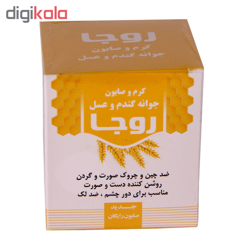 کرم ضد چروک روجا مدل Wheat Germ & Honey حجم 70 میلی لیتر