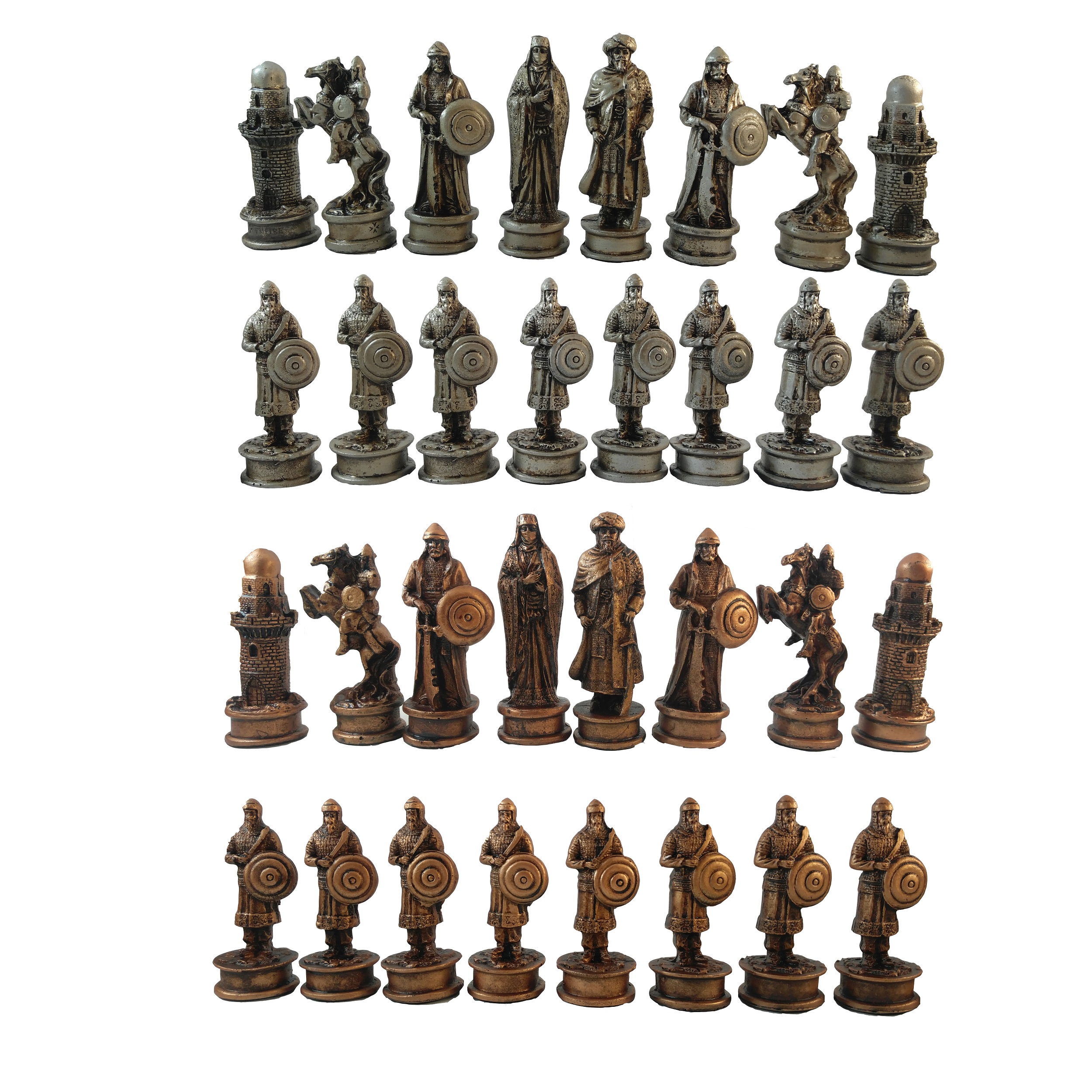 مهره شطرنج کد A4 مجموعه 32 عددی