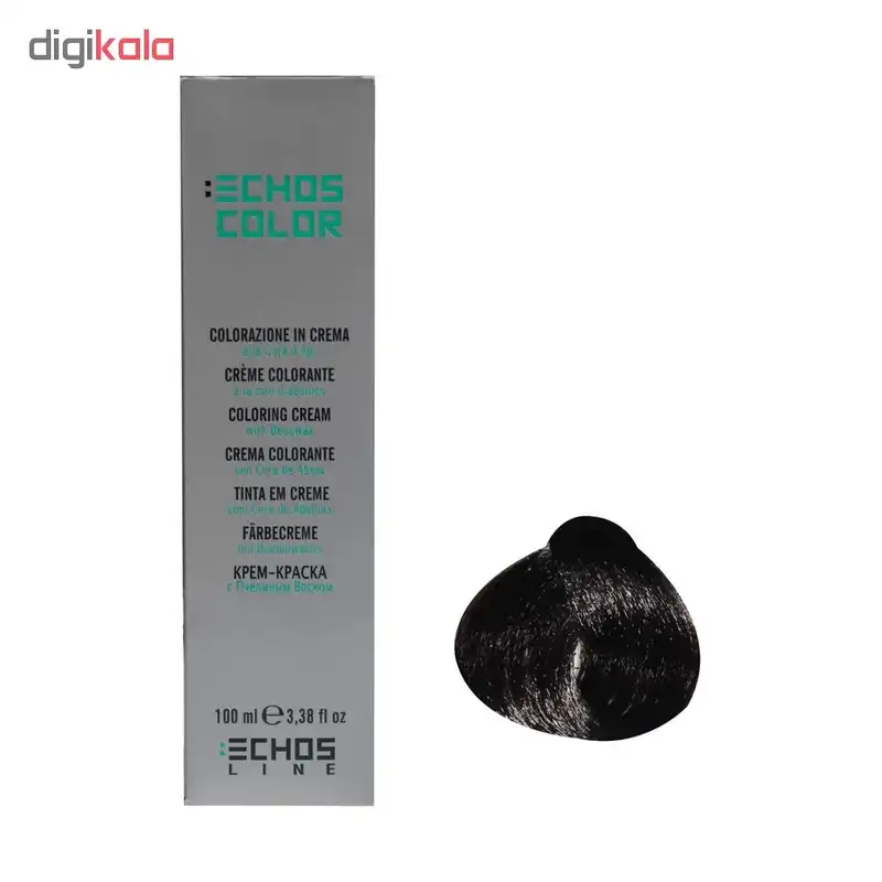 رنگ مو اچ اس لاین شماره 5.003 حجم 100 میلی لیتر رنگ شکلاتی روشن