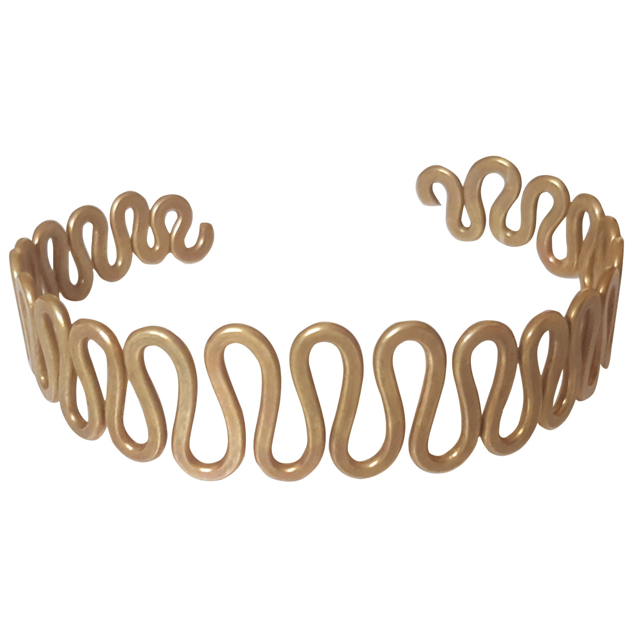 دستبند زنانه طرح مارپیچ کد JW77