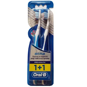 مسواک اورال-بی سری Pro-Health مدل Anti-Plak با برس متوسط بسته 2 عددی