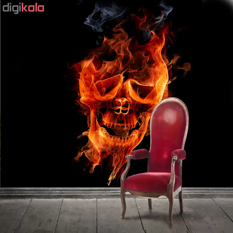 پوستر دیواری طرح بلک لایت کد FIRE1