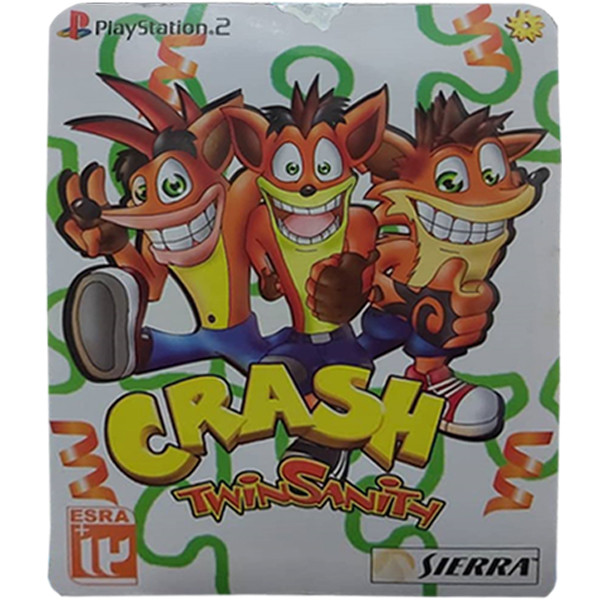 بازی Crash twinsanity مخصوص PS2 نشر لوح زرین