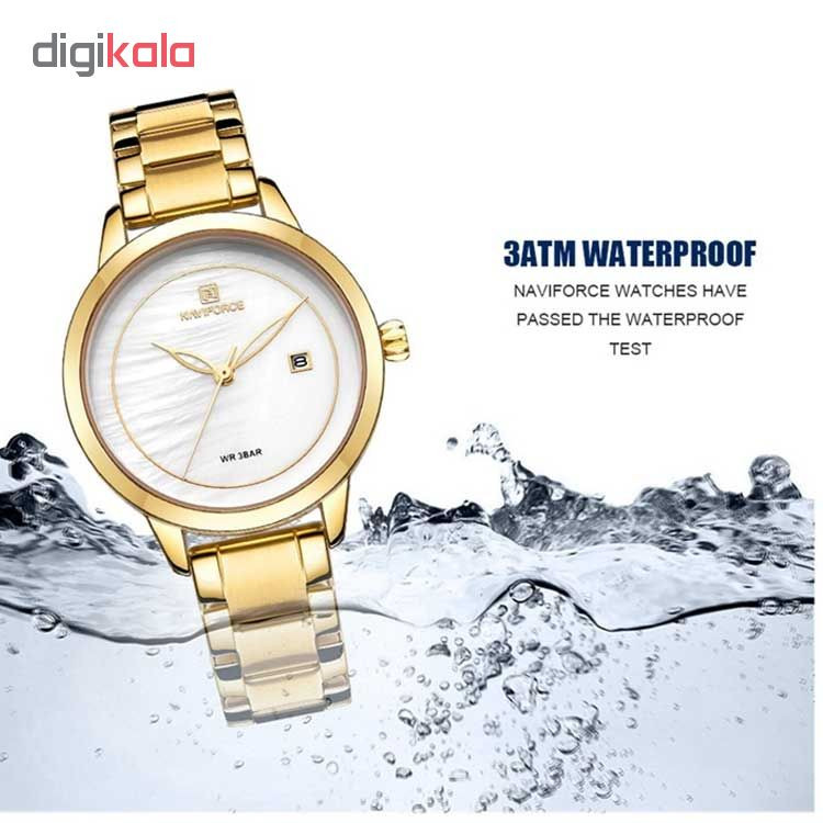 ساعت مچی عقربه ای زنانه نیوی فورس کد NF5008 ساعت مچی عقربه ای زنانه نیوی فورس کد NF5008