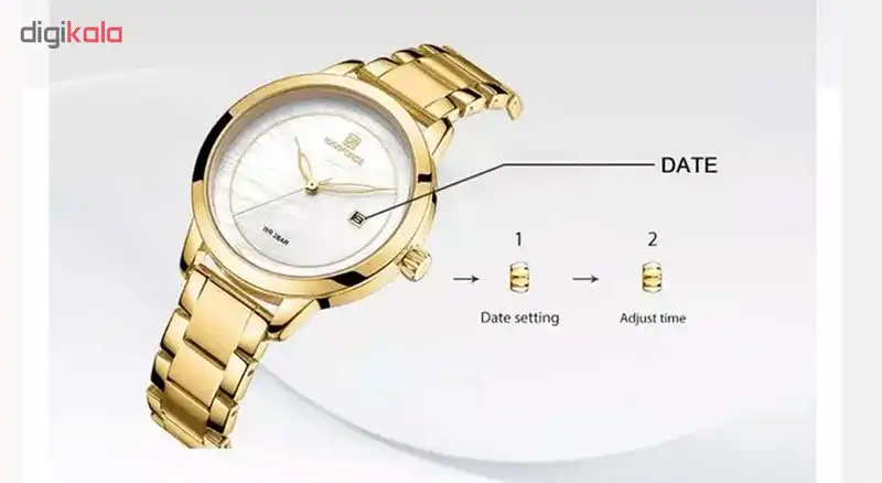 ساعت مچی عقربه ای زنانه نیوی فورس کد NF5008