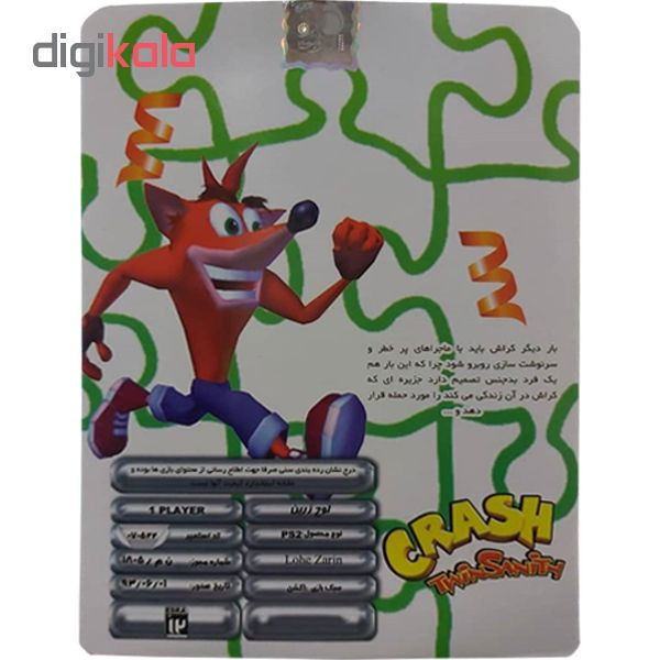 بازی Crash twinsanity مخصوص PS2 نشر لوح زرین
