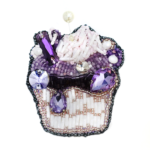 گل سینه مدل cupcake کد CU-1