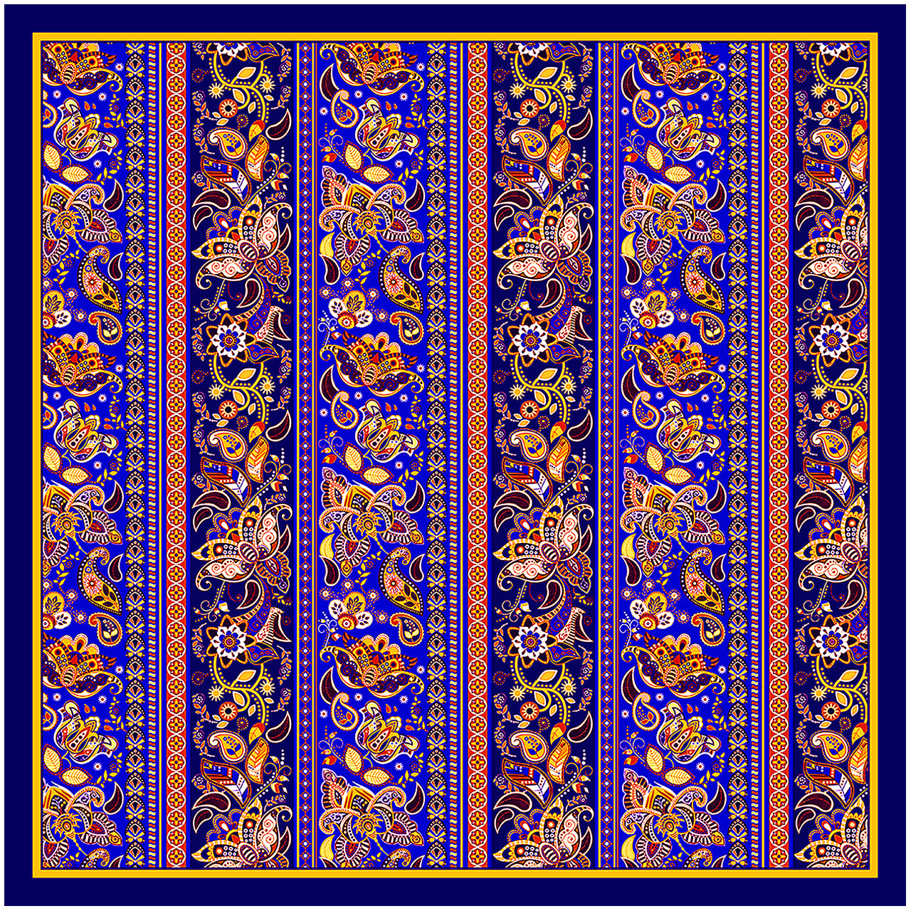 رومیزی طرح ترمه راه کد 9960