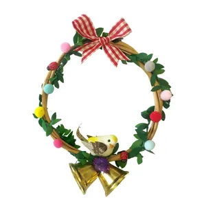 آویز تزیینی طرح حلقه کریسمس کد CRIS1