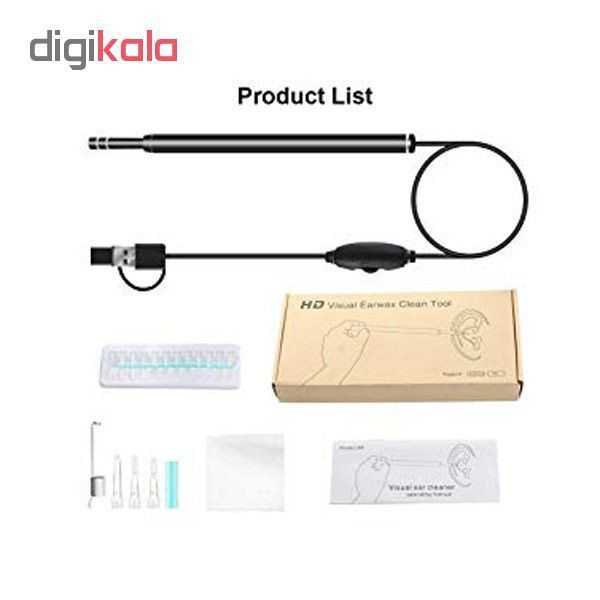 ویدئو آندوسکوپ پرتابل گوش مدل IP67 HD