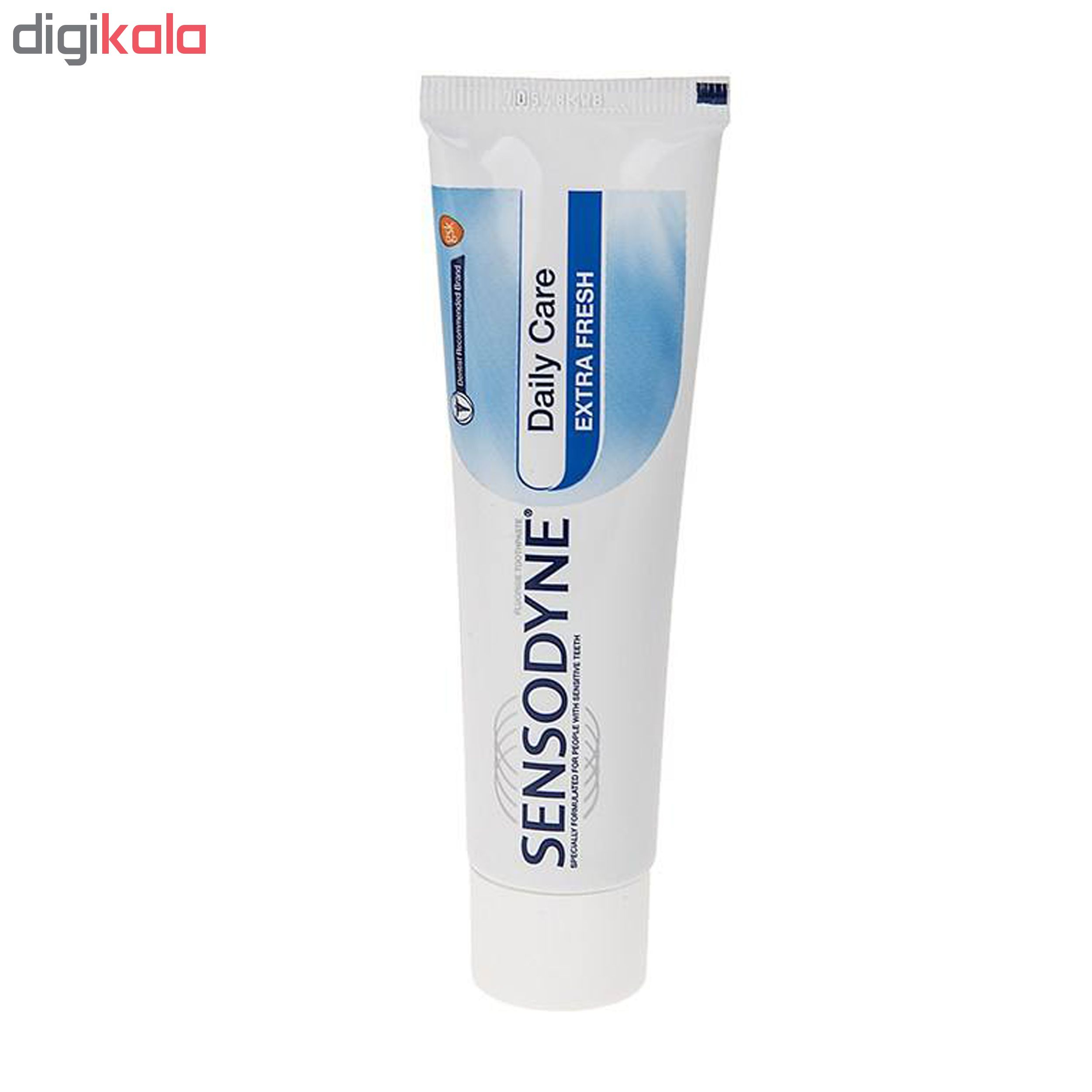 خمیر دندان سنسوداین سری Daily Care مدل Extra Fresh حجم 50 میلی لیتر مجموعه 2 عددی