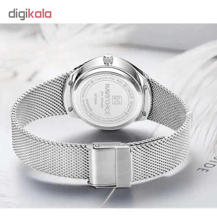 ست ساعت مچی عقربه ای زنانه و مردانه نیوی فورس مدل NF3008G