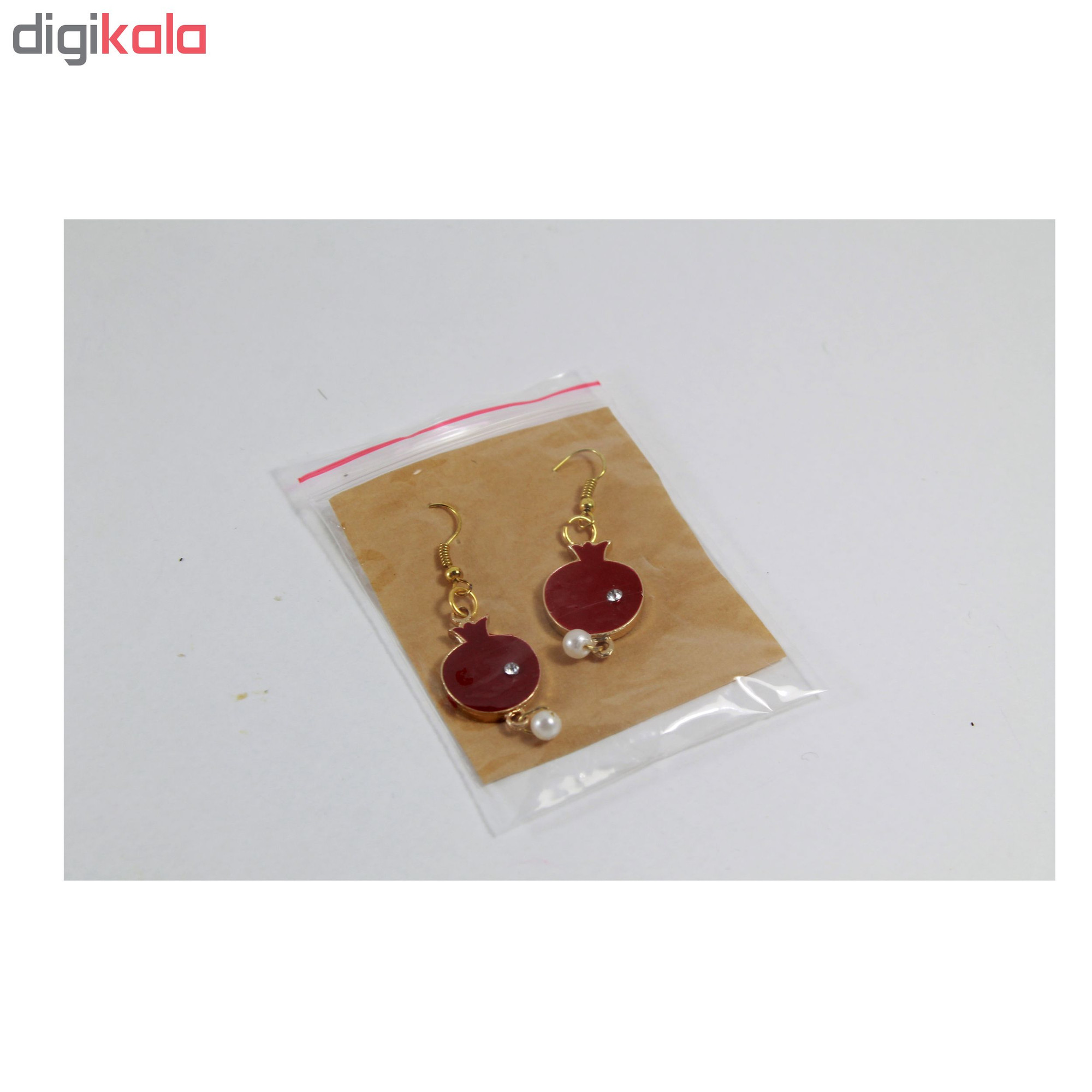 گوشواره زنانه طرح انار یلدا کد E12