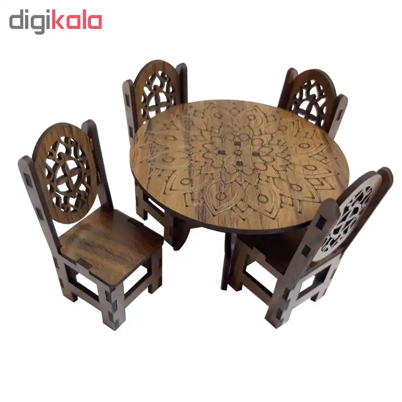 ماکت دکوری طرح لوازم خانه کد M210 مجموعه 33 عددی