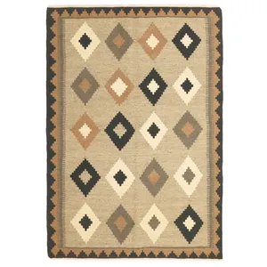 گلیم دستبافت دو و نیم متری مدل قشقایی کد 3154