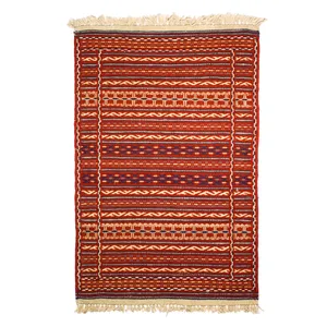 گلیم دستبافت یک متری کد 30-113