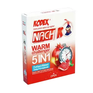 کاندوم ناچ کدکس مدل WARM challenger بسته 3 عددی