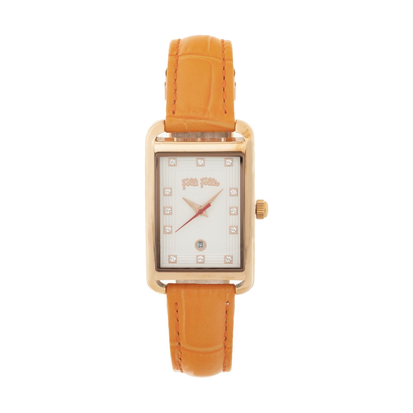 ساعت مچی عقربه ای زنانه فولی فولیه مدل WF18R006STS-OR (بدون جعبه اورجینال) - نارنجی - 1