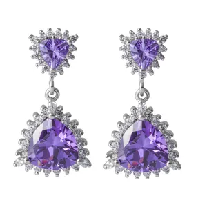 گوشواره نقره زنانه دارینا مدل ستاره 