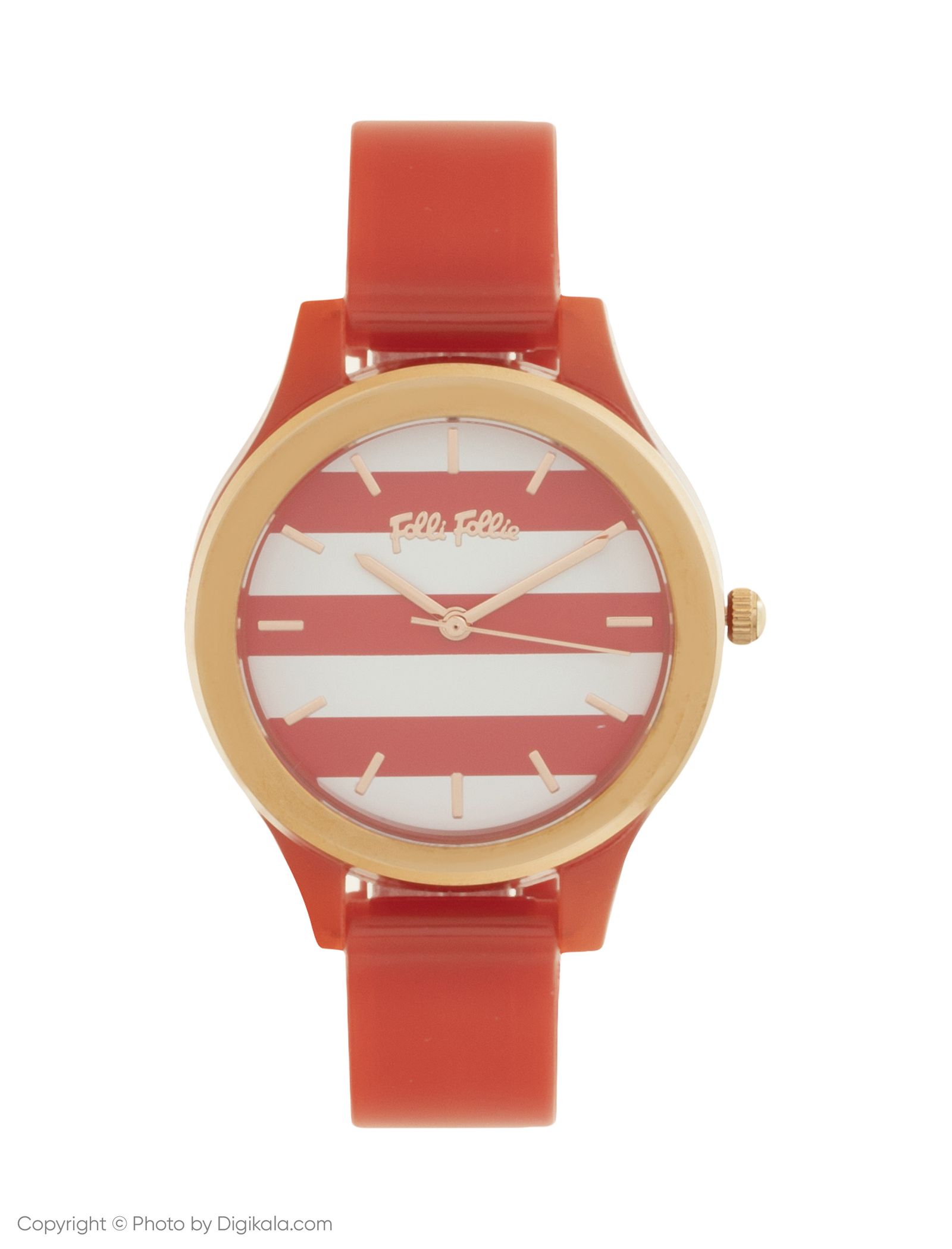 ساعت مچی عقربه ای زنانه فولی فولیه مدل WF18P010ZPR-RE (بدون جعبه اورجینال) - قرمز - 3