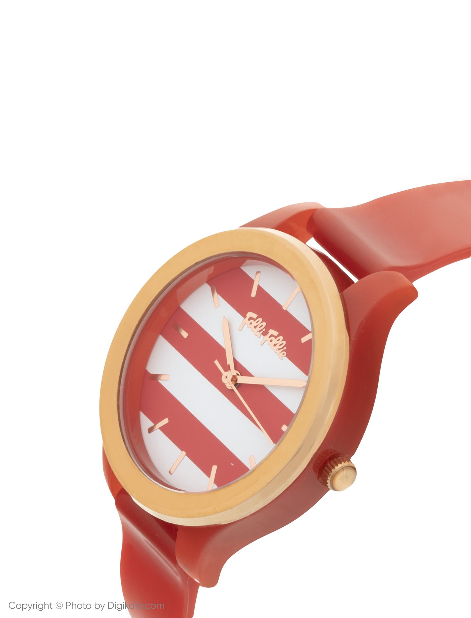 ساعت مچی عقربه ای زنانه فولی فولیه مدل WF18P010ZPR-RE (بدون جعبه اورجینال) - قرمز - 4