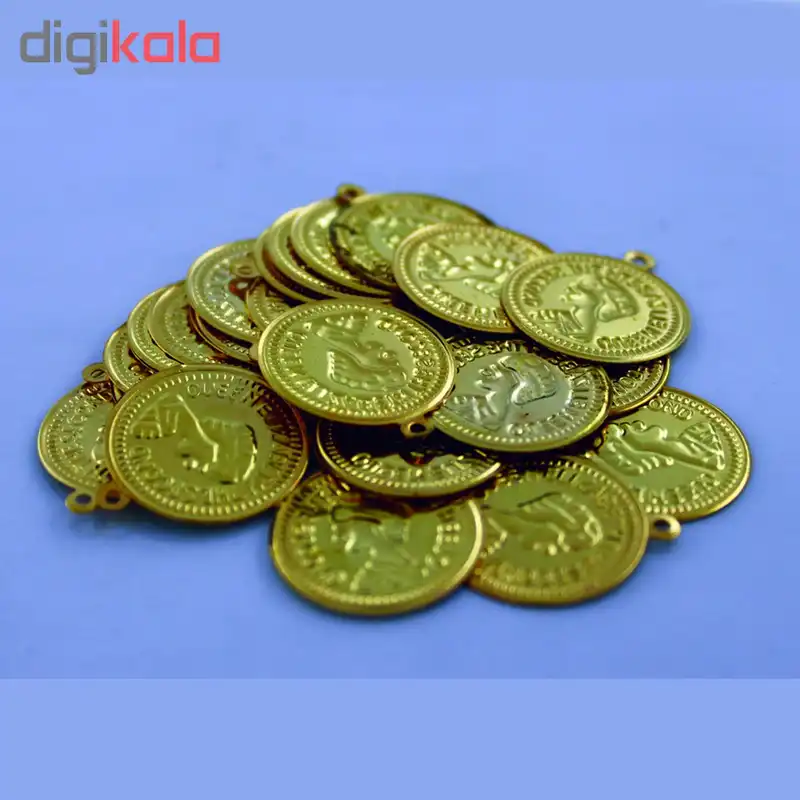 سکه تزئینی مدل Bo025 بسته 25 عددی