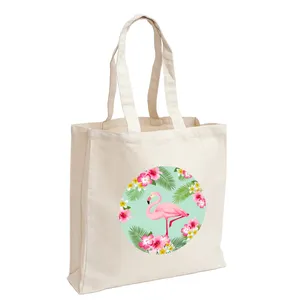 کیف رودوشی پارچه ای طرح فلامینگو کد 42