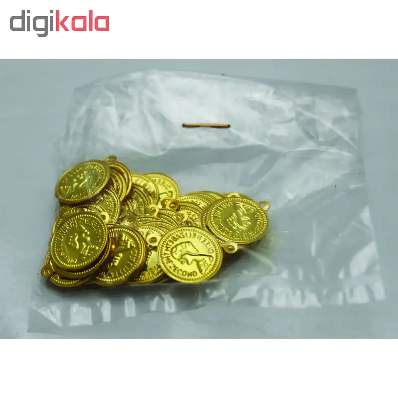 سکه تزئینی مدل Bo025 بسته 25 عددی