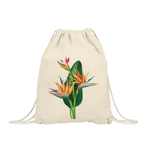 کوله پشتی طرح سه گل کد 0020