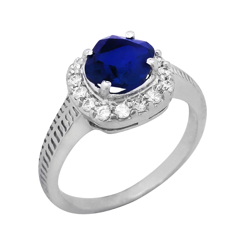 انگشتر نقره زنانه کد R193PB