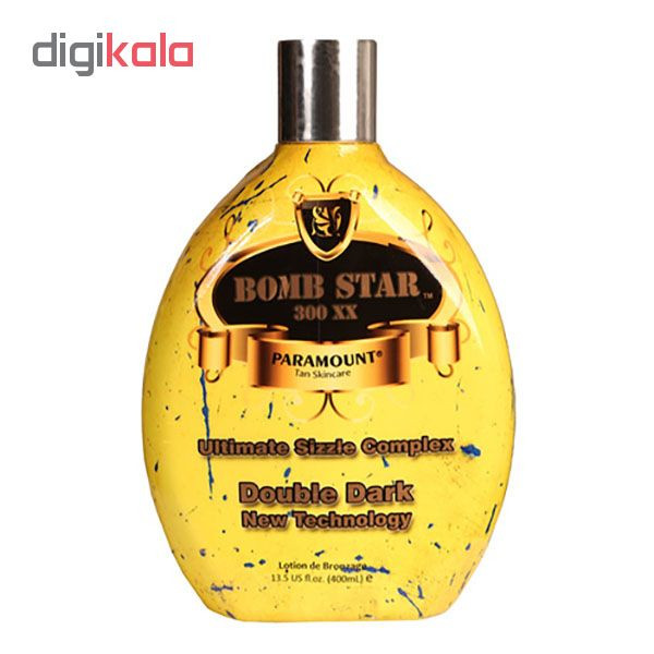 لوسیون سولاریوم بدن پارامونت مدل Bomb Star حجم 400 میلی لیتر