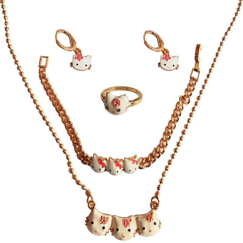 ست دخترانه طرح کیتی کد E-234