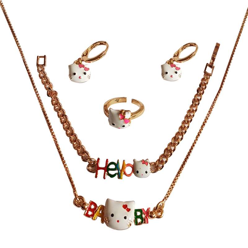 ست دخترانه طرح کیتی کد E-123