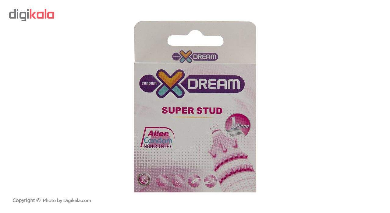 کاندوم ایکس دریم مدل Super Stud به همراه کاندوم بادی گارد مدل فیزیکال دیلی بسته 4 عددی 