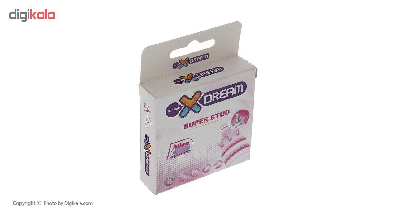 کاندوم ایکس دریم مدل Super Stud به همراه کاندوم بادی گارد مدل فیزیکال دیلی بسته 4 عددی 