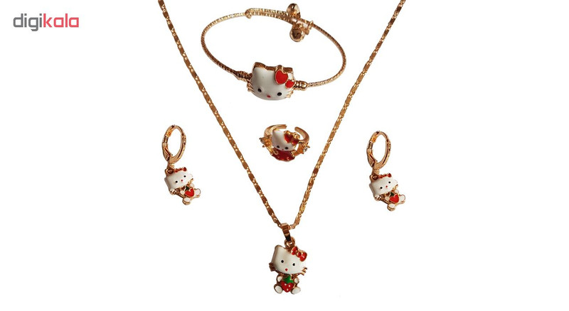 ست دخترانه طرح کیتی کد E-456 ست دخترانه طرح کیتی کد E-456