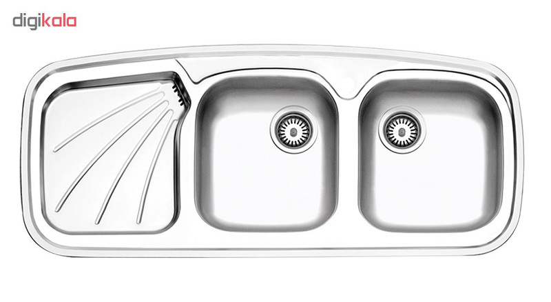 سینک استیل البرز کد 270 توکار