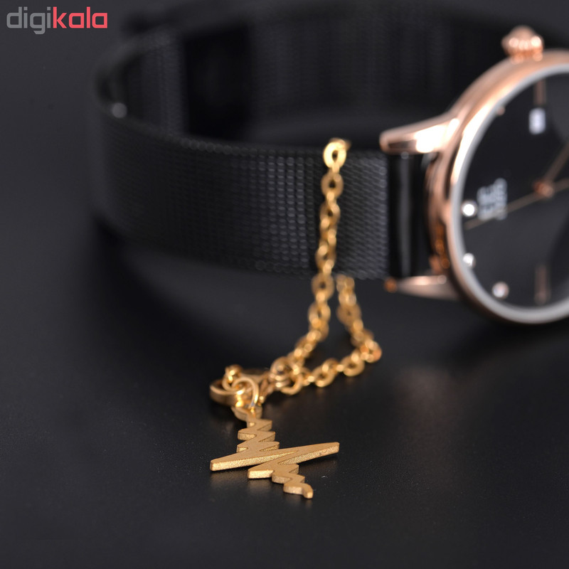 آویز ساعت زنانه طرح نبض کد AS1088