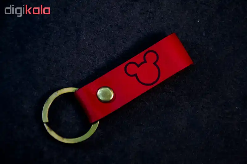 جاکلیدی زنانه چرمینه اسپرت طرح میکی موس کد a63003-a