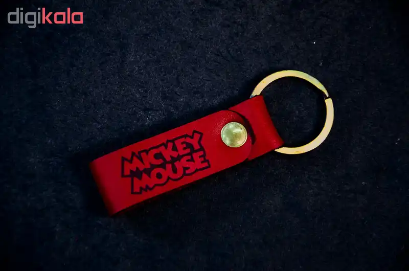 جاکلیدی زنانه چرمینه اسپرت طرح میکی موس کد a63003-a