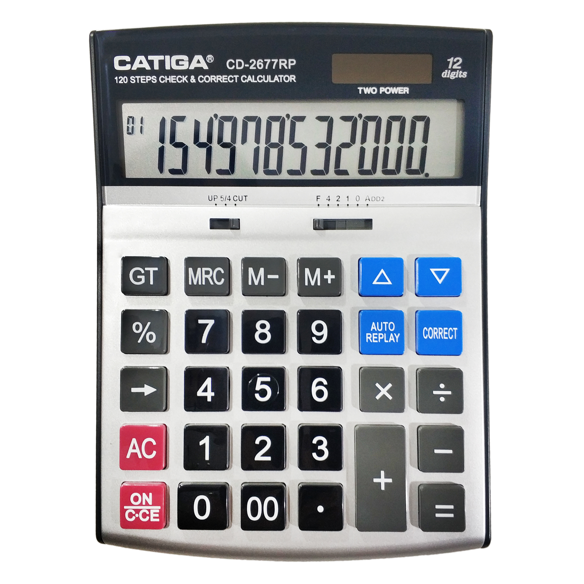 ماشین حساب کاتیگا مدل CD-2677-12RP