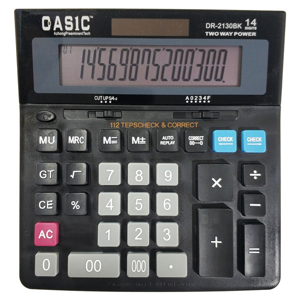 ماشین حساب کاسیک مدل DR-2130BK