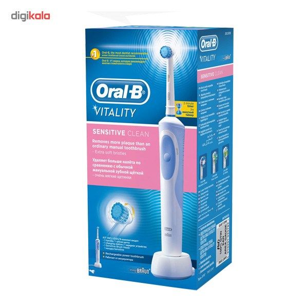 مسواک برقی اورال-بی مدل D12.513S Vitality Sensitive Clean main 1 8