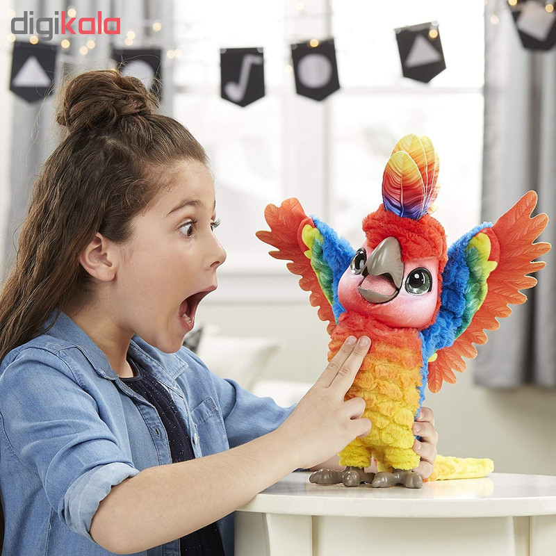 ربات هسبرو سری FurReal مدل طوطی Show Bird