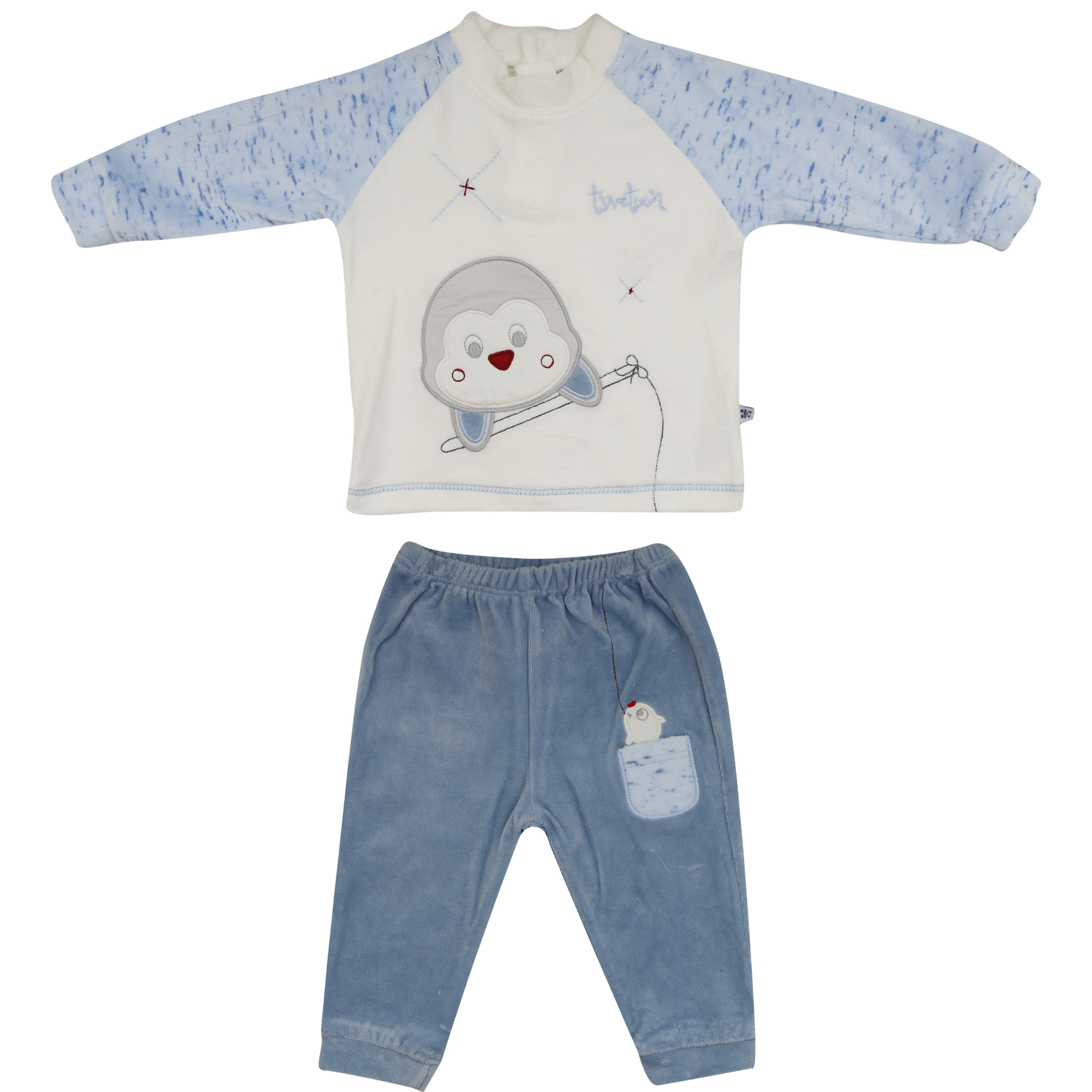 ست تی شرت و شلوار نوزاد کد F-1022