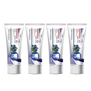 خمیر دندان  هیشو ریک مدل mint & blueberry حجم 75 میلی لیتر مجموعه 4 عددی