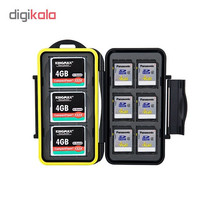 کیف محافظ کارت حافظه جی جی سی مدل MC-SD6CF3